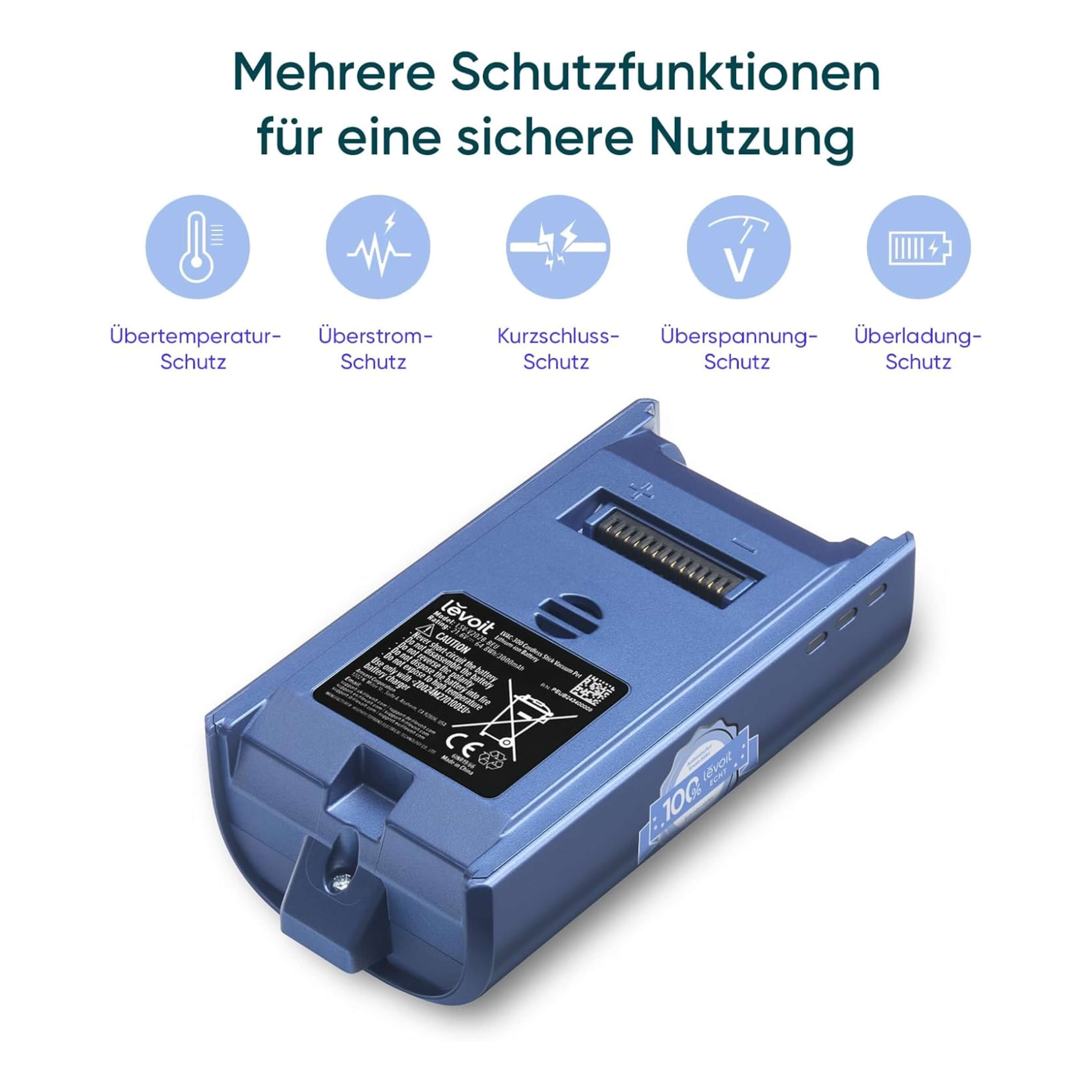 Levoit Ersatzakku für LVAC 300 Akku-Staubsauger - Image 2