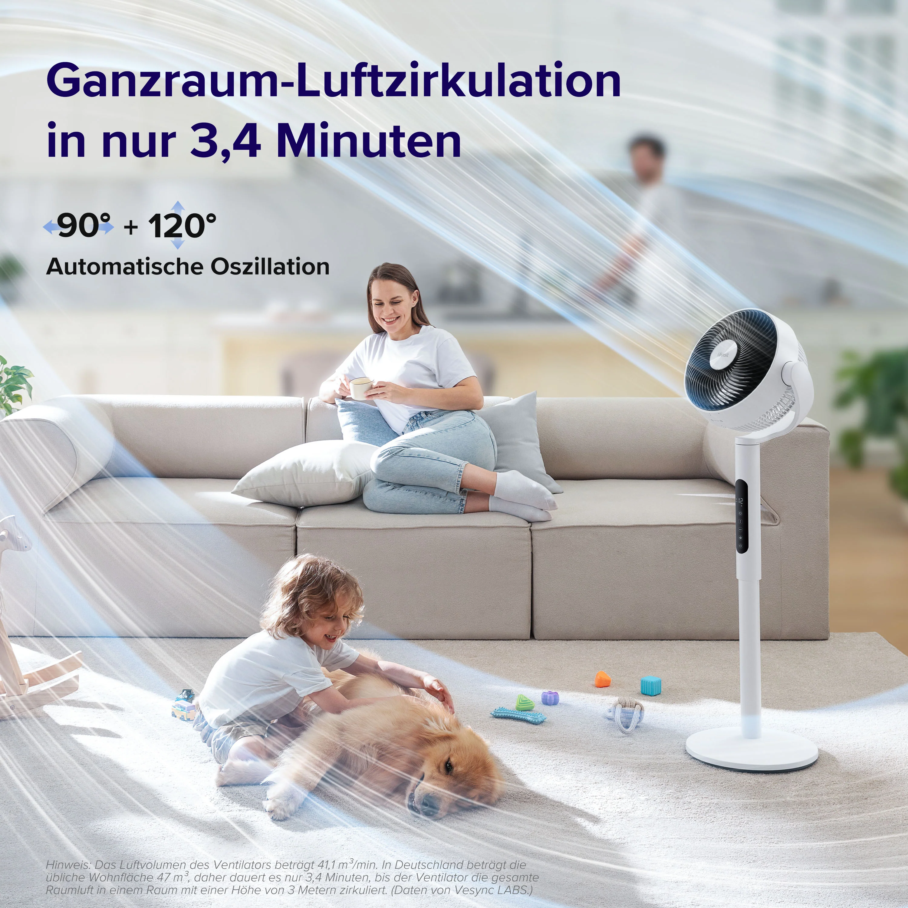 Levoit leiser Standventilator LPF-R432-WEU - Image 2