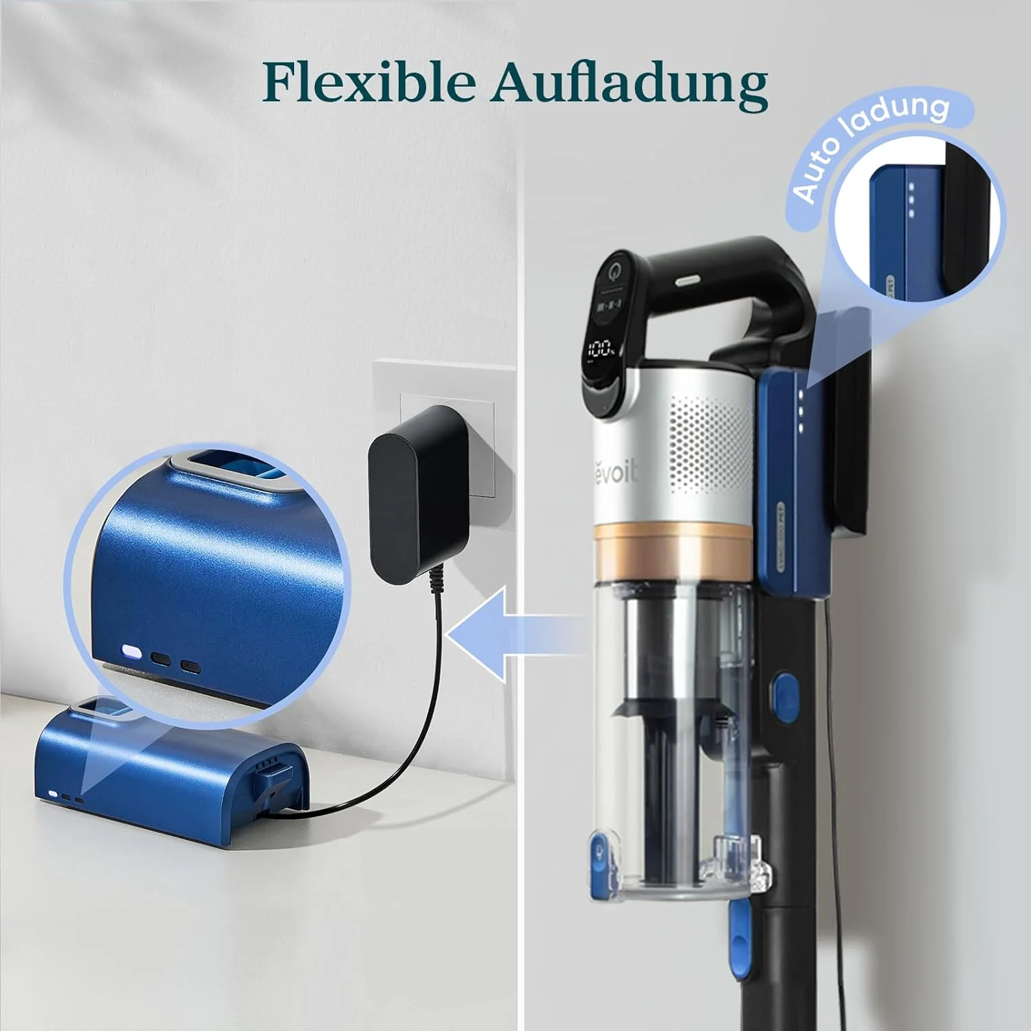 Levoit Original-Adapter für LVAC 300 Akku-Staubsauger - Image 4