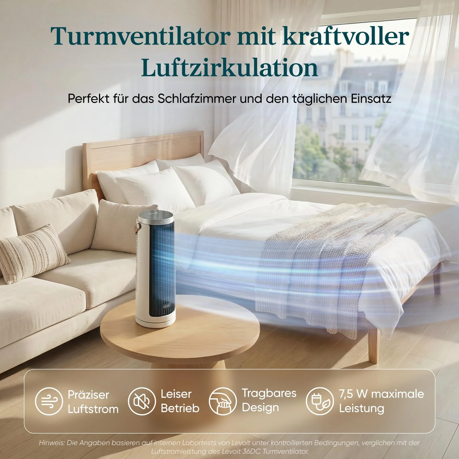 Levoit Windi Tischventilator für Schreibtisch & Nachttisch - Image 2